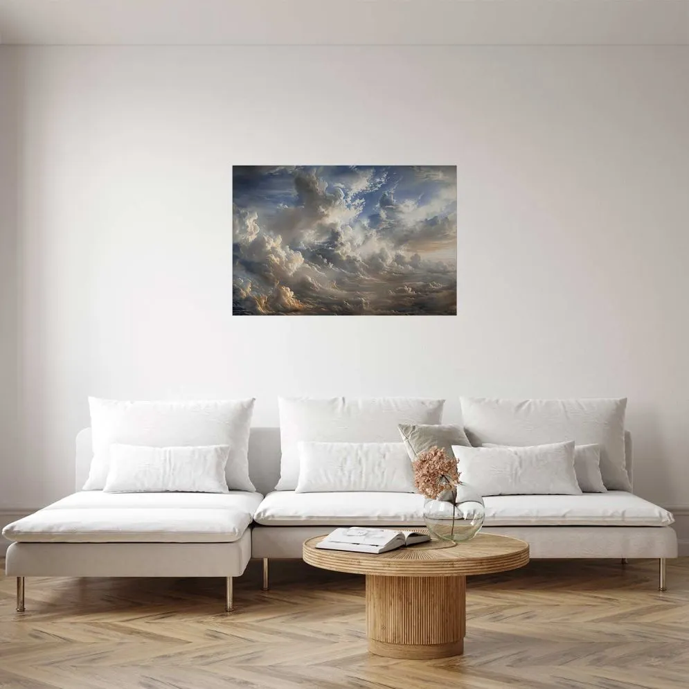 Plakat Refleksy na chmurach 30x21 cm bez ramy bez marginesu | MIRAT.