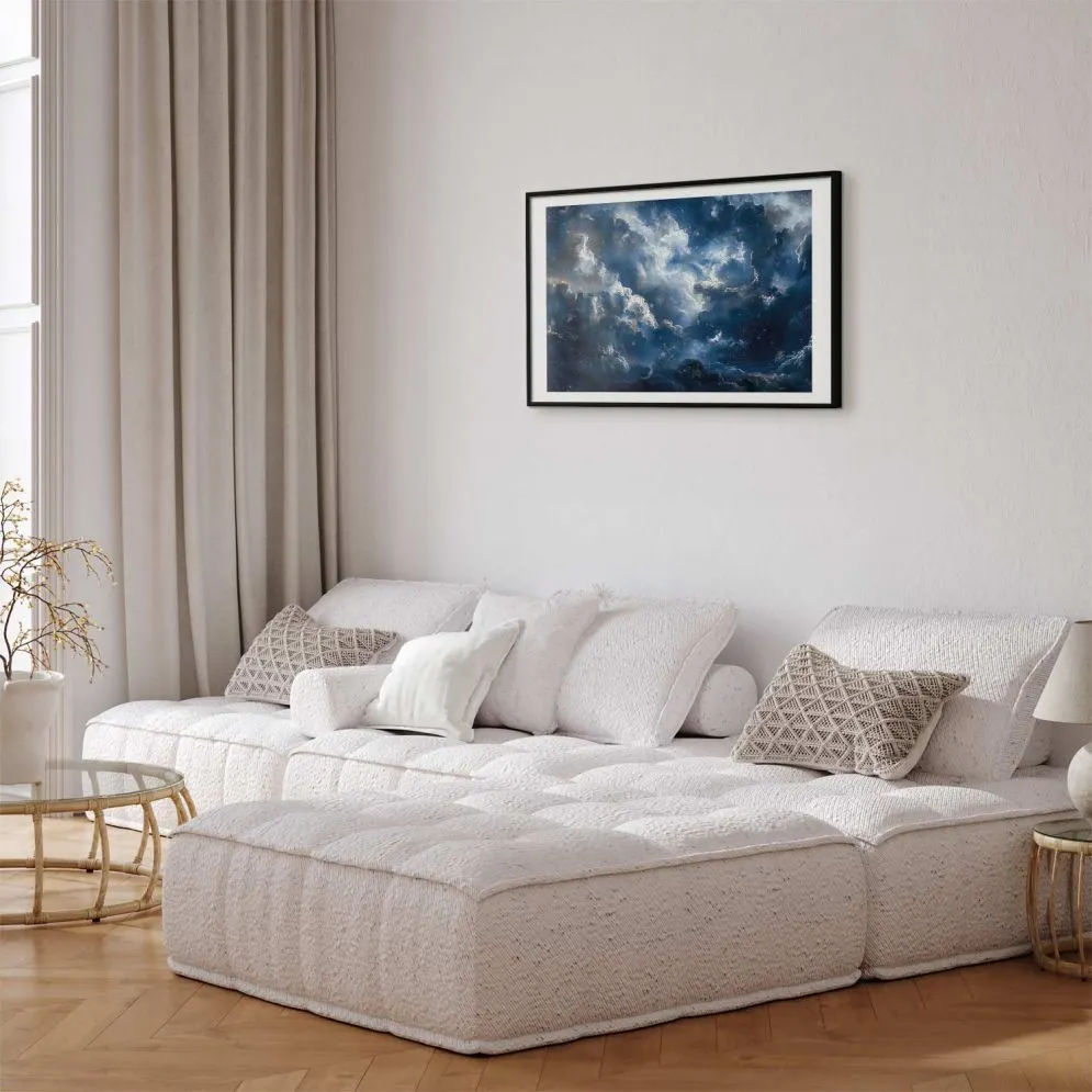 Plakat Astronomiczne cuda 90x60cm z ramą czarną z marginesem | MIRAT. kolekcja b-H-10057-ao-a