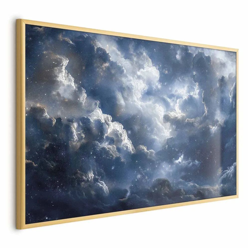 Plakat Astronomiczne cuda 42x29,7cm z ramą złotą bez marginesu | MIRAT. kolekcja b-H-10057-ao-a