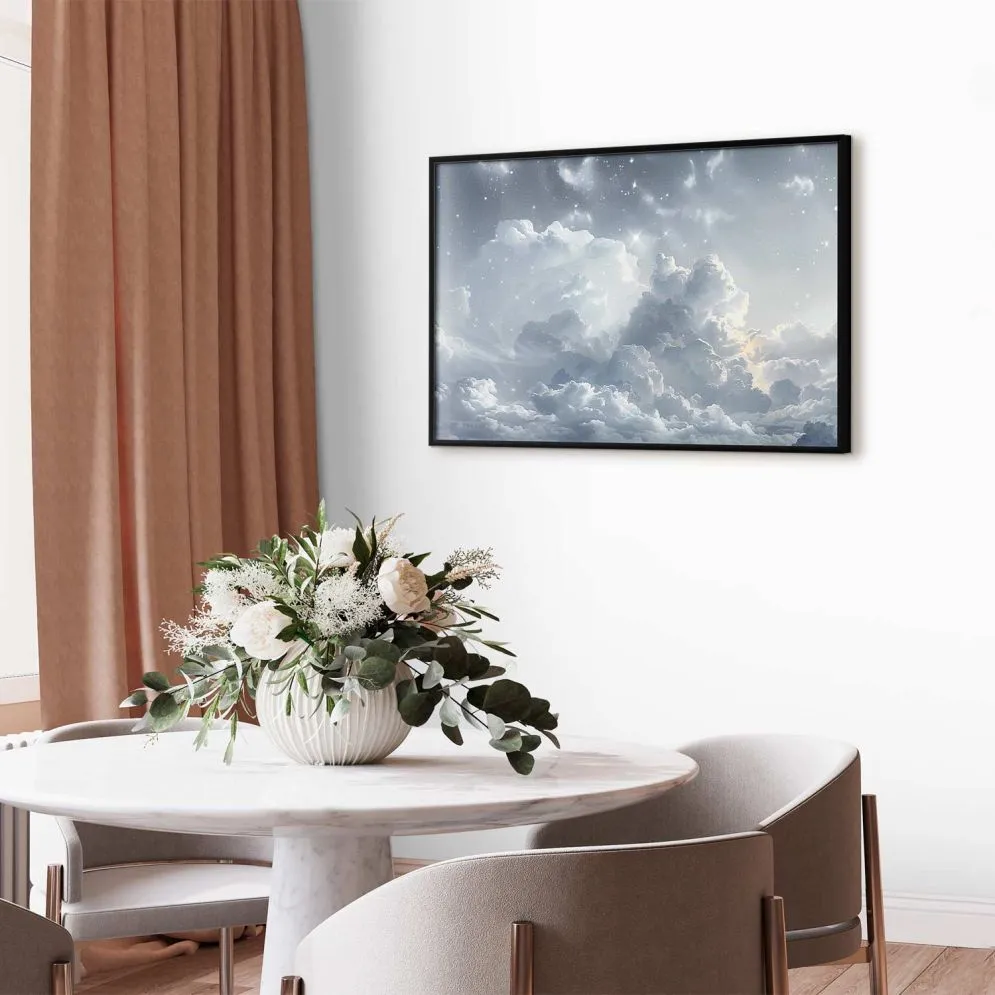 Plakat Astralny spokój 42x29,7cm z ramą czarną bez marginesu | MIRAT. kolekcja b-H-10060-ao-a