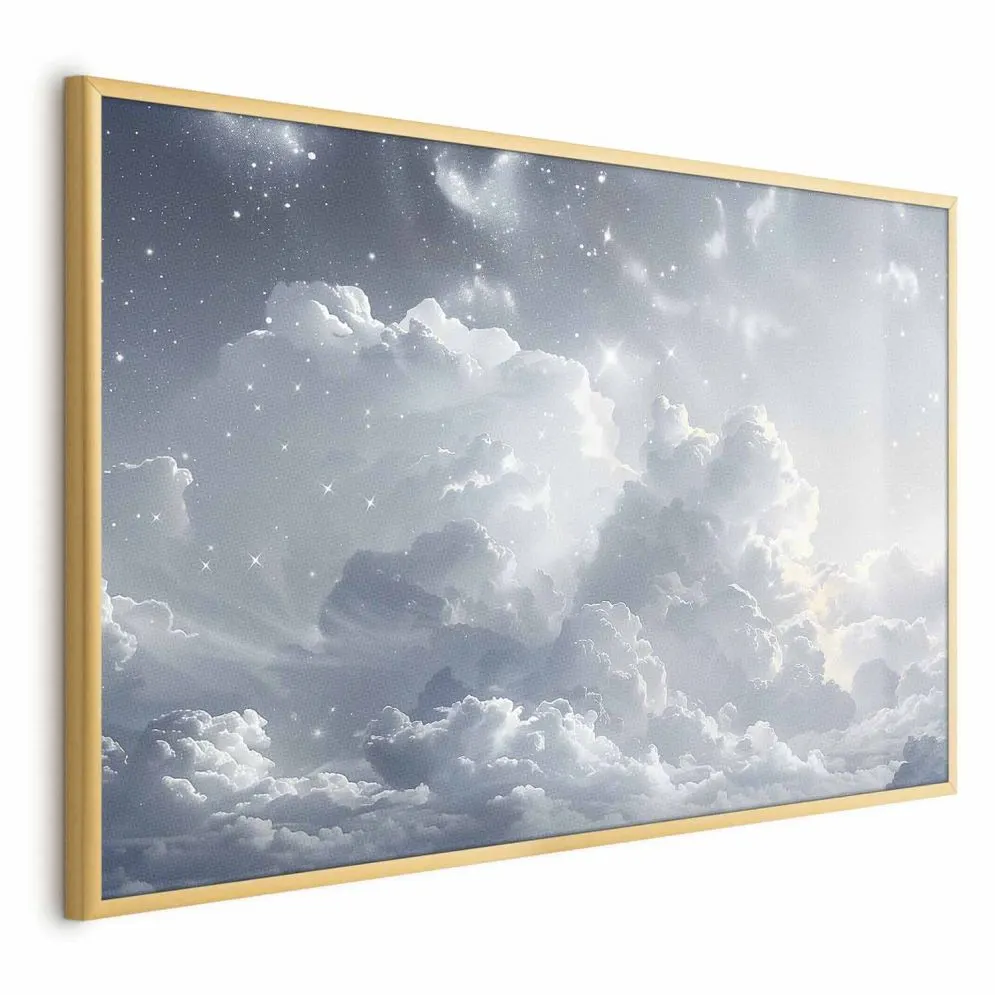 Plakat Astralny spokój 42x29,7cm z ramą złotą bez marginesu | MIRAT.  kolekcja b-H-10060-ao-a