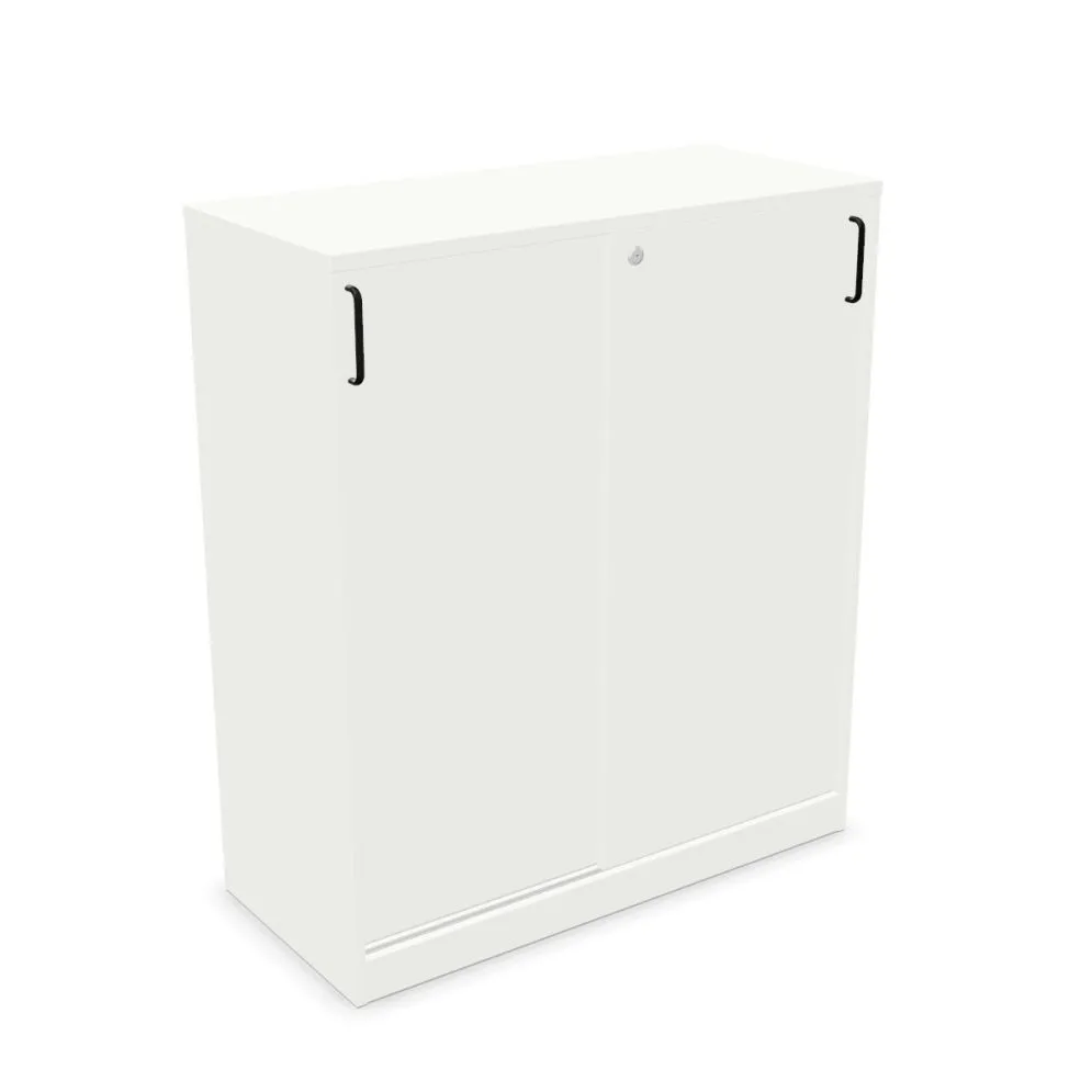 Szafka biurowa przesuwna EASY SPACE CABINET S 3-OH 100cm biała zamykana I sklep meblowy MIRAT.