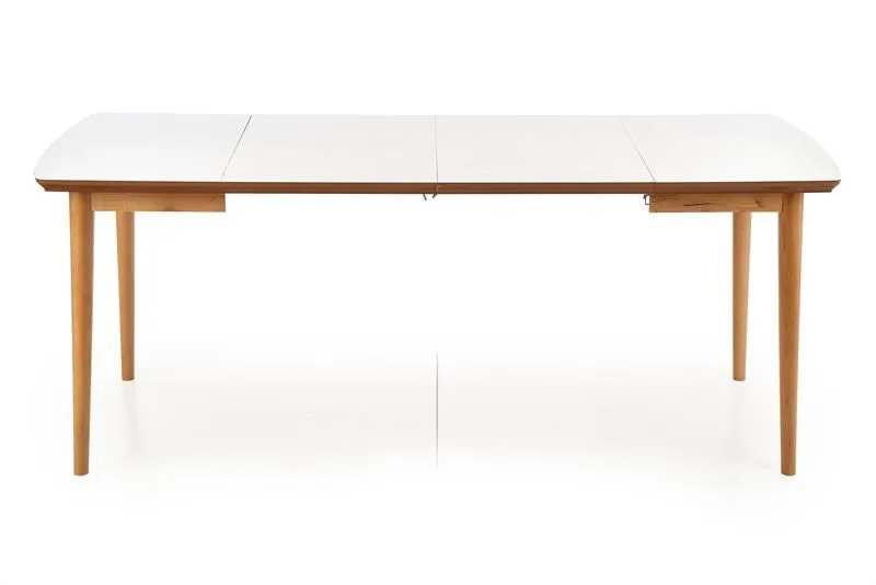 Stół BARRET 90(190)x80 biały rozkładany w stylu skandynawskim | MIRAT. w stylu SKANDYNAWSKI kolekcja