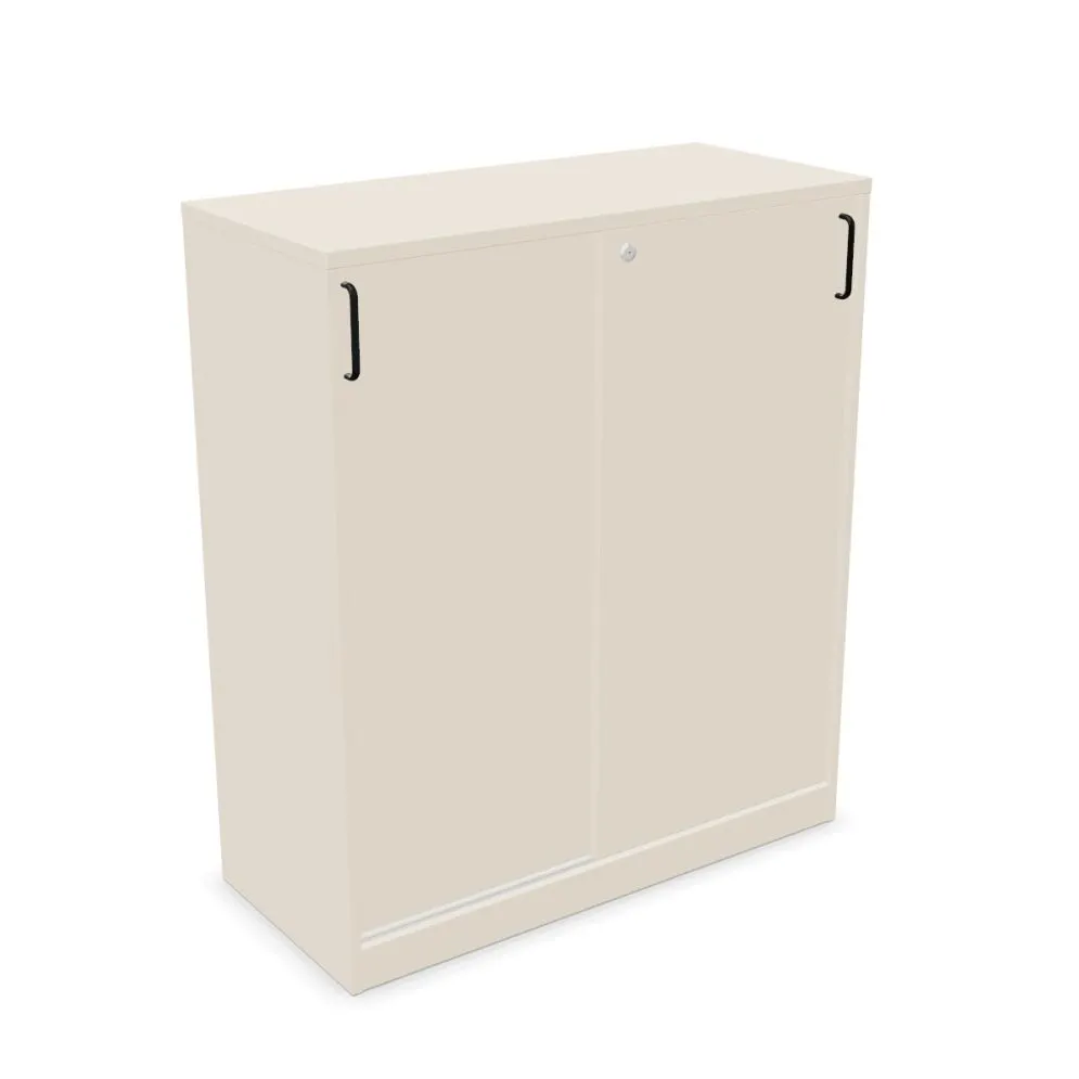 Szafka biurowa przesuwna EASY SPACE CABINET S 3-OH 100cm kaszmirowa zamykana I sklep meblowy MIRAT.