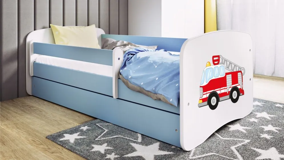 Łóżko dziecięce BABY DREAMS 180x80 straż pożarna pojedyncze | MIRAT. w stylu kolekcja BABY DREAMS