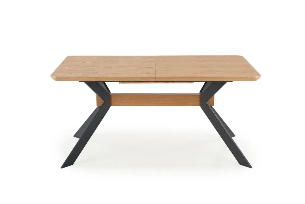 Stół BACARDI 160(220)x90 dąb/czarny rozkładany w stylu loft | MIRAT. w stylu LOFT kolekcja