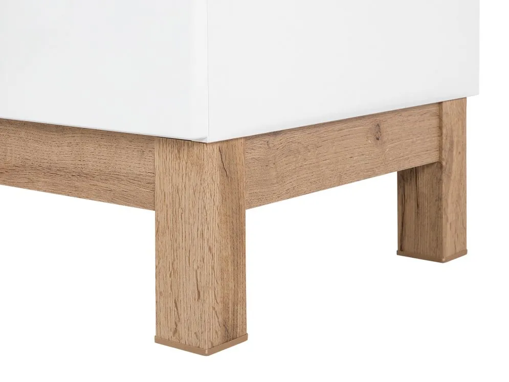 Szafka pod umywalkę BALI 60 cm biała stojąca | MIRAT. w stylu  kolekcja BALI