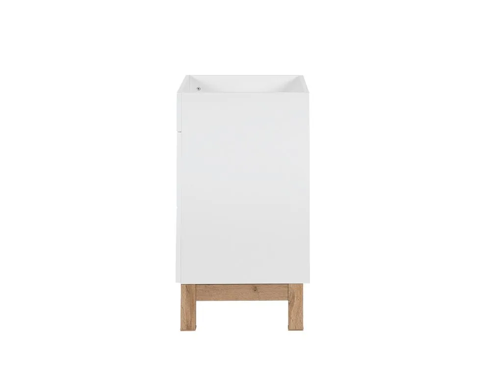 Szafka pod umywalkę BALI 60 cm biała stojąca | MIRAT. w stylu  kolekcja BALI