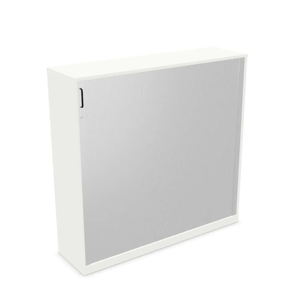 Szafka biurowa żaluzjowa EASY SPACE CABINET HRT 4-OH 160cm biała zamykana I sklep meblowy MIRAT.