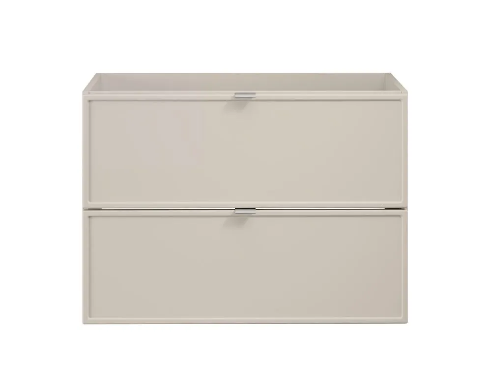 Szafka pod umywalkę BELLA CASHMERE 82-80-2S 80cm kaszmirowa wisząca I sklep meblowy MIRAT.