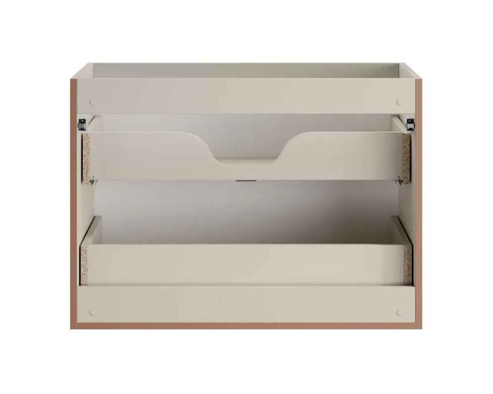 Szafka pod umywalkę BELLA CASHMERE 82-80-2S z blatem 80 cm kaszmir I sklep meblowy MIRAT.