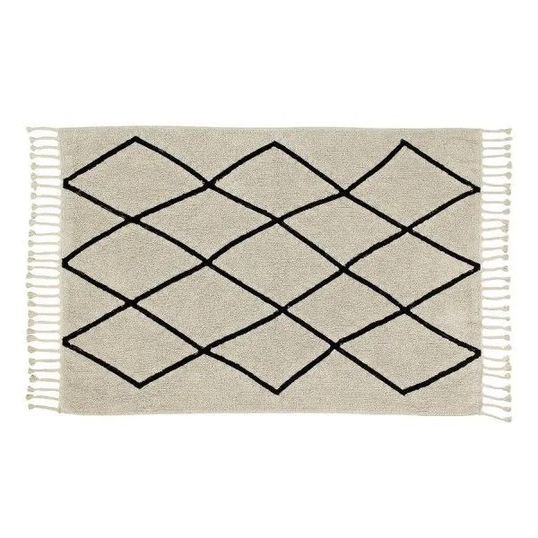 Dywan dziecięcy BEREBER BEIGE 140x200 beżowy we wzory geometryczne | MIRAT.