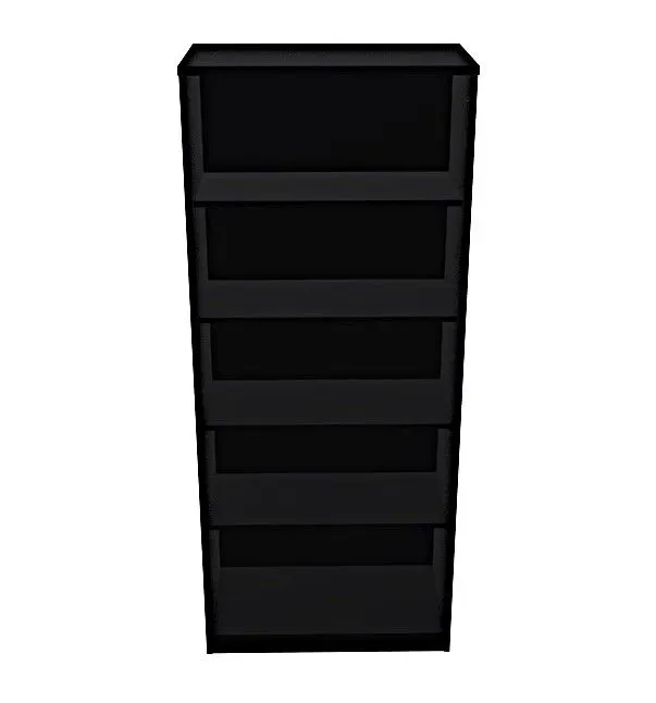 Regał biurowy EASY SPACE CABINET O 5-OH 80cm czarny wysoki I sklep meblowy MIRAT.