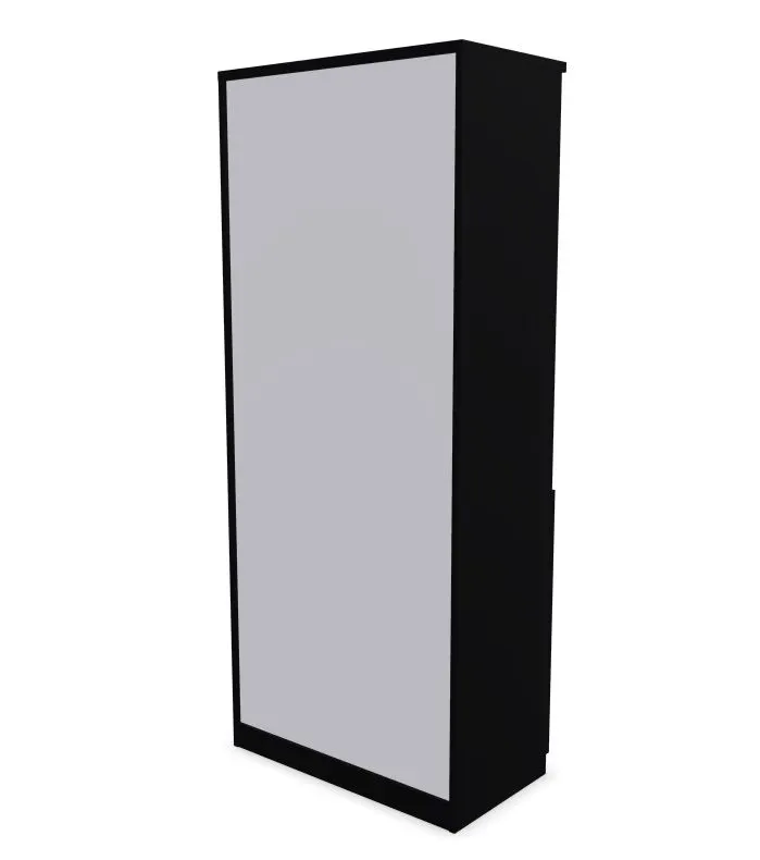 Regał biurowy EASY SPACE CABINET HO 5-OH 80cm czarny zamykany I sklep meblowy MIRAT.