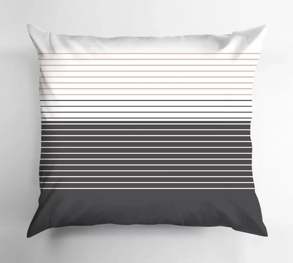 Polska pościel Bawełniana Greno Premium Bianco Nero 140x200 Czarna MIRAT.