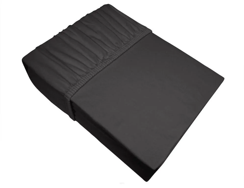 Prześcieradło Jersey Frotex 100x200 ciemnoszare z gumką firmy Greno | MIRAT. w stylu kolekcja