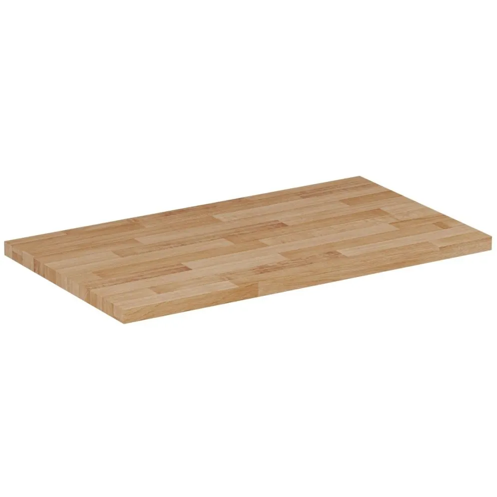 Blat łazienkowy dębowy 70 cm z litego drewna trwały | MIRAT