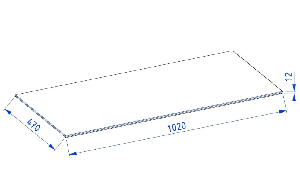 Wisząca szafka pod umywalkę CHIC 100 cm czarna półmat ze złotymi dodatkami | MIRAT