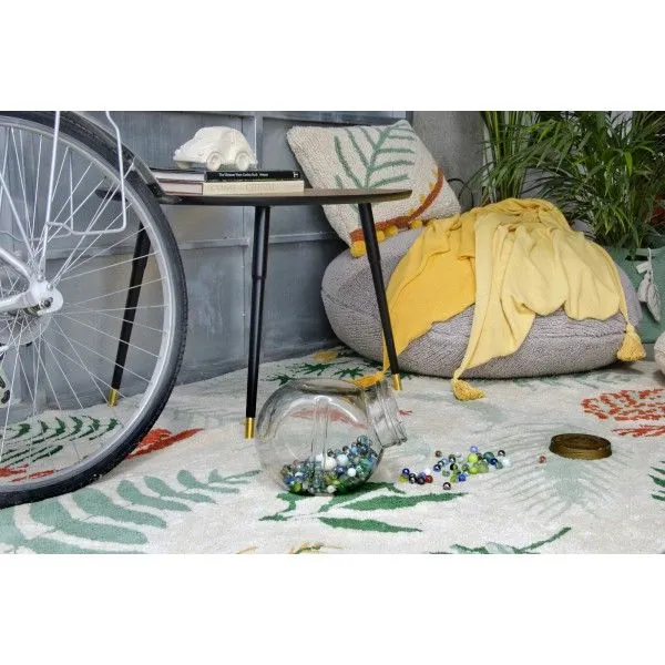Dywan BOTANIC L 170x240beżowy w kolorowe motywy roślinne | MIRAT. w stylu kolekcja