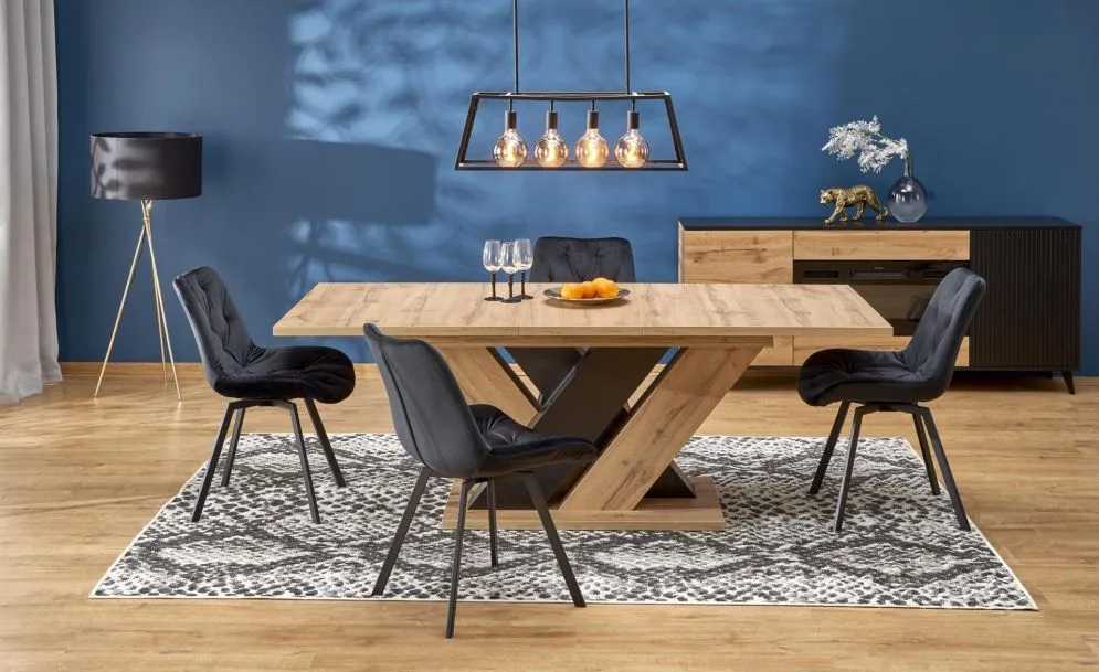 Krzesło K519 VELVET czarne w stylu loft I sklep meblowy MIRAT.