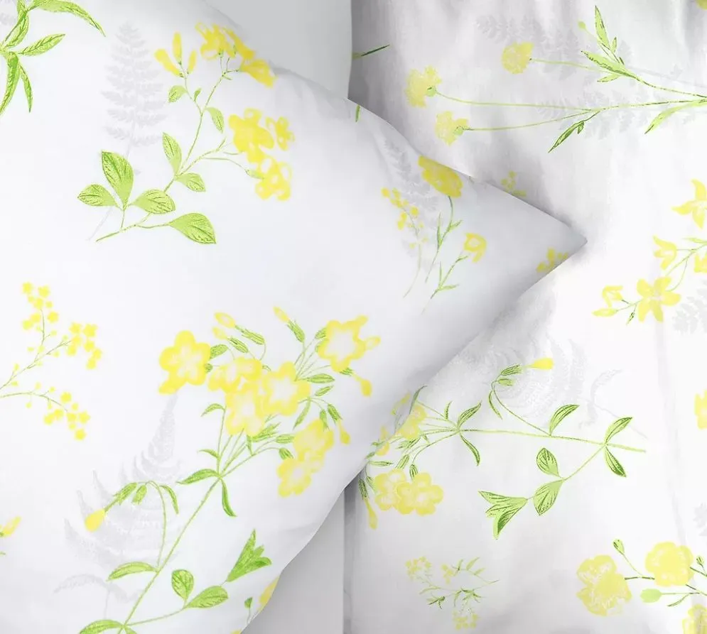 Luksusowa pościel bawełniana Premium Bielbaw 160x200 Bratki  MIRAT.