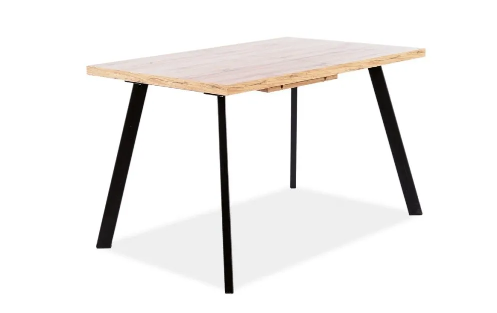 Stół rozkładany BRICK 118(160)x80 dąb wotan SIGNAL | MIRAT. w stylu LOFT kolekcja