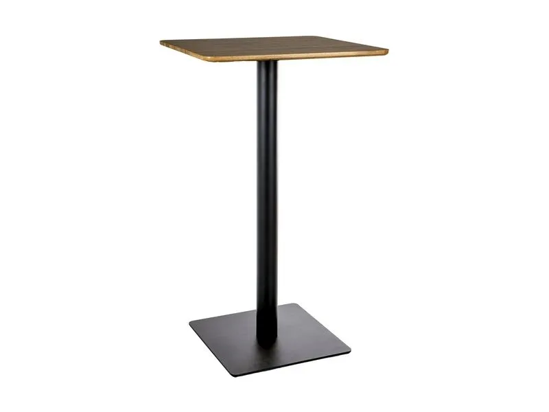 Stolik barowy wysoki BT-006 60x60 dąb artisan/czarny 4-osobowy I sklep meblowy MIRAT.