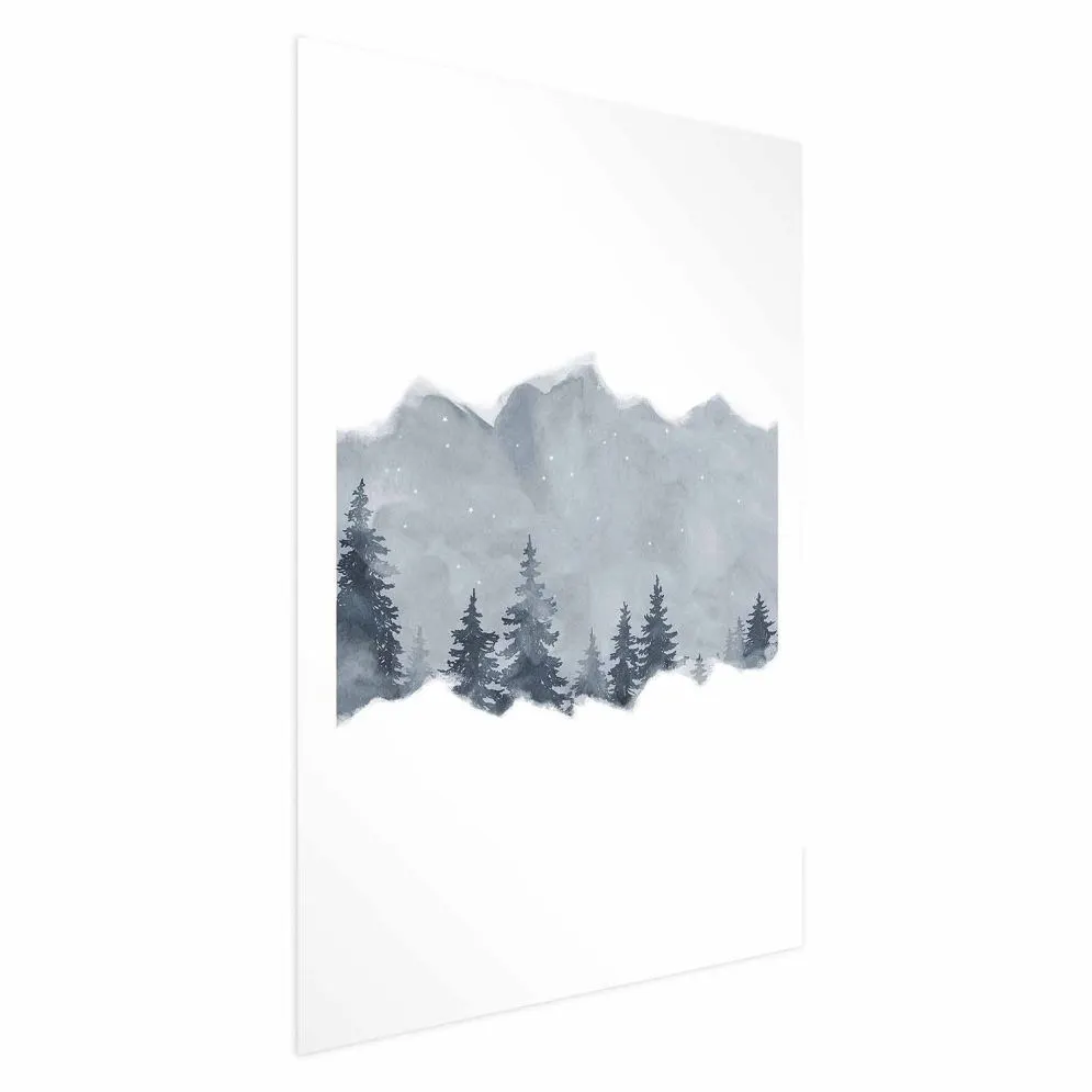 Plakat Wycinek Syberii 40x60 cm bez ramy z marginesem | MIRAT.