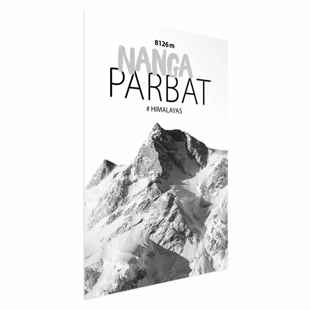 Plakat Nanga Parbat 60x90 cm bez ramy bez marginesu | MIRAT.