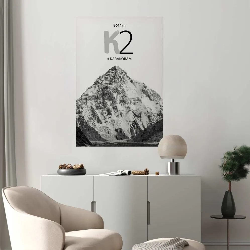 Plakat K2 29,7x42 cm bez ramy bez marginesu | MIRAT.