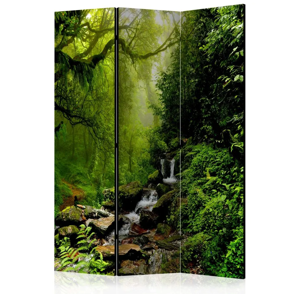Parawan jednostronny Pejzaże 135x172 cm 3-częściowy zielony | MIRAT.