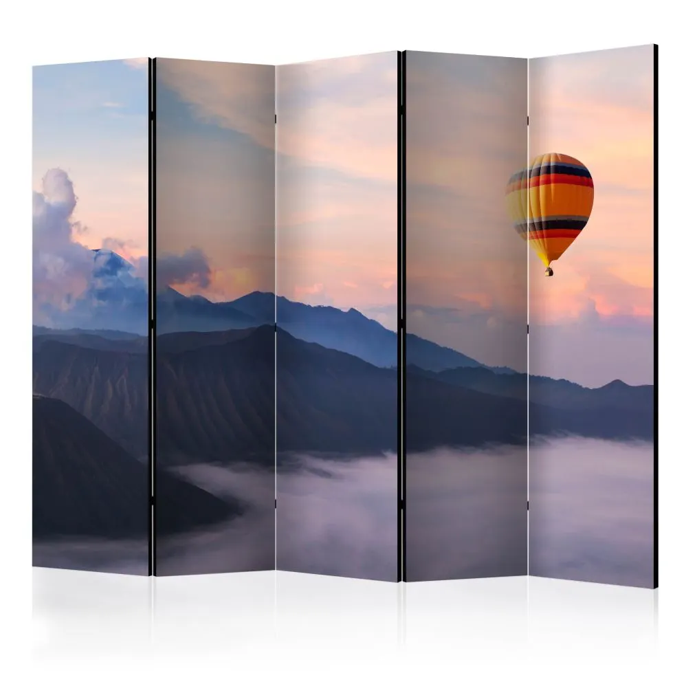 Parawan akustyczny Pejzaże 225x172 cm 5-częściowy wielokolorowy | MIRAT.