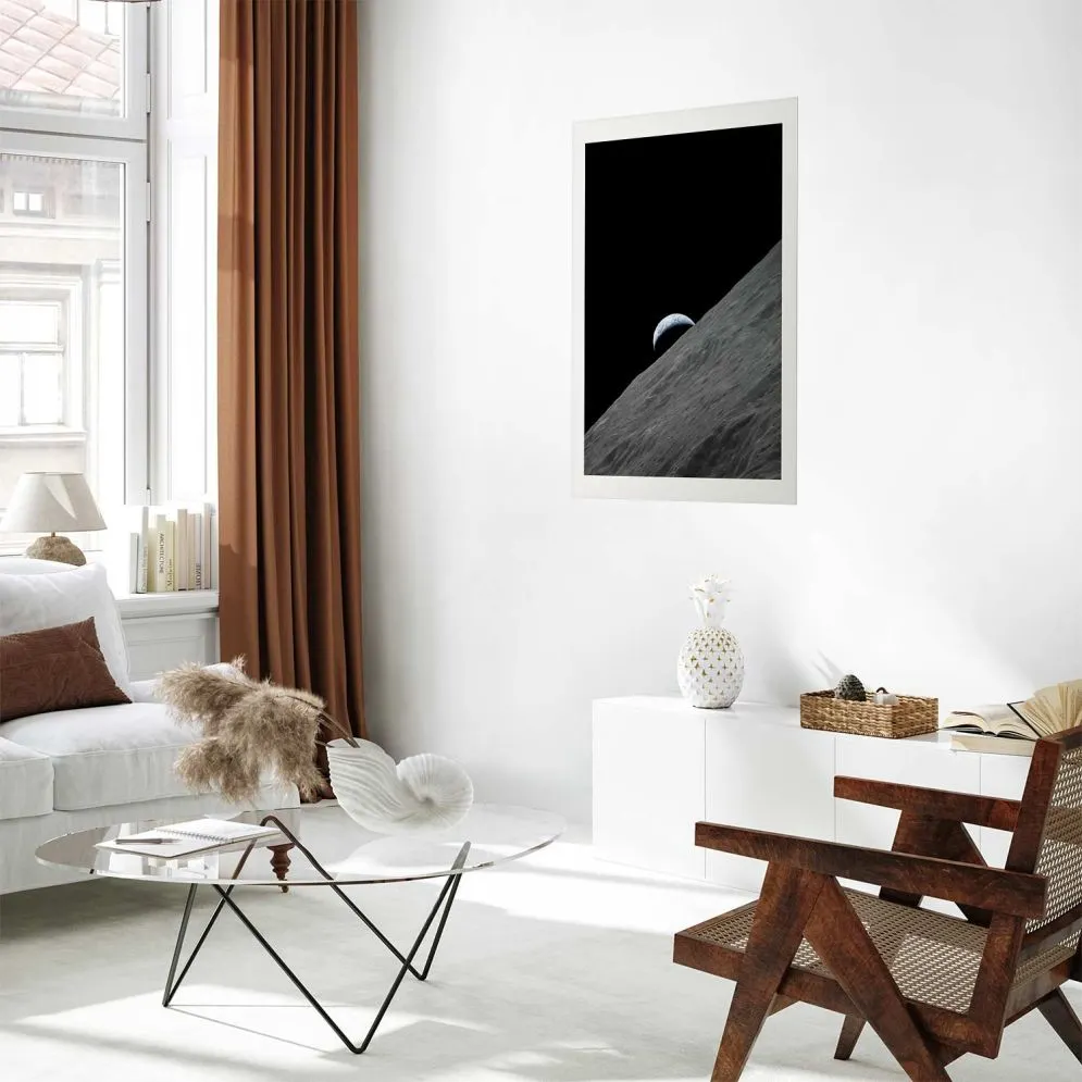 Plakat Samotna planeta 21x30 cm bez ramy z marginesem | MIRAT.