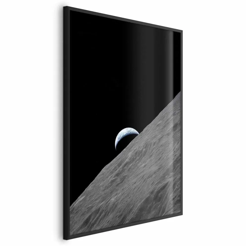 Plakat Samotna planeta 60x90 cm z ramą czarną bez marginesu | MIRAT.