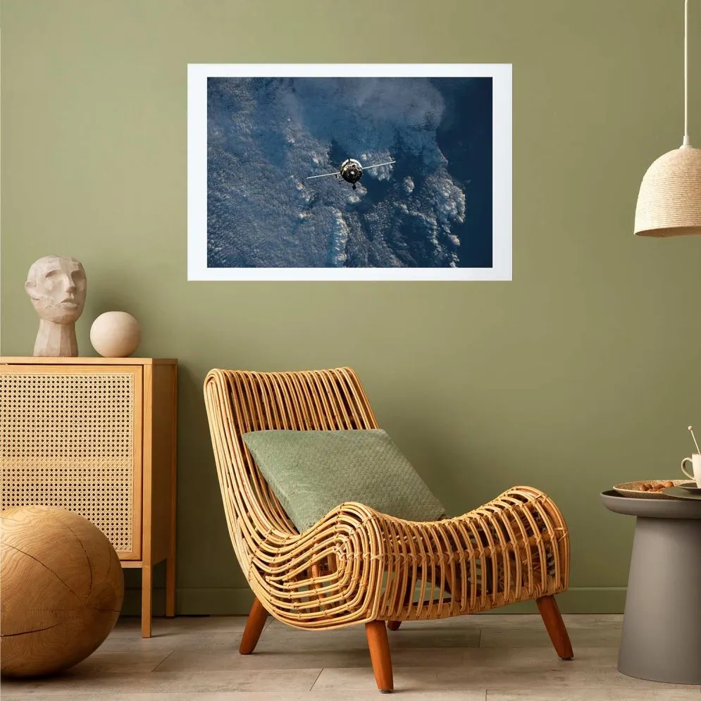 Plakat Błękitna planeta 90x60 cm bez ramy z marginesem | MIRAT.