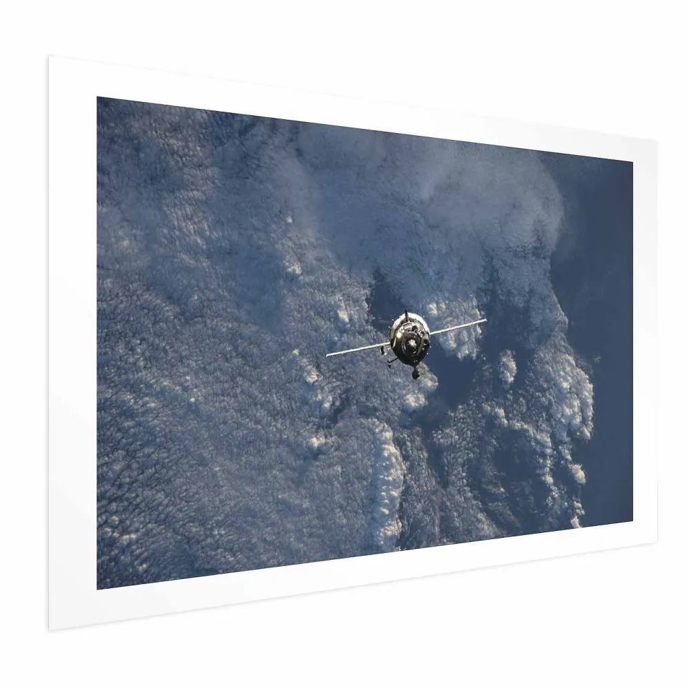 Plakat Błękitna planeta 90x60 cm bez ramy z marginesem | MIRAT.