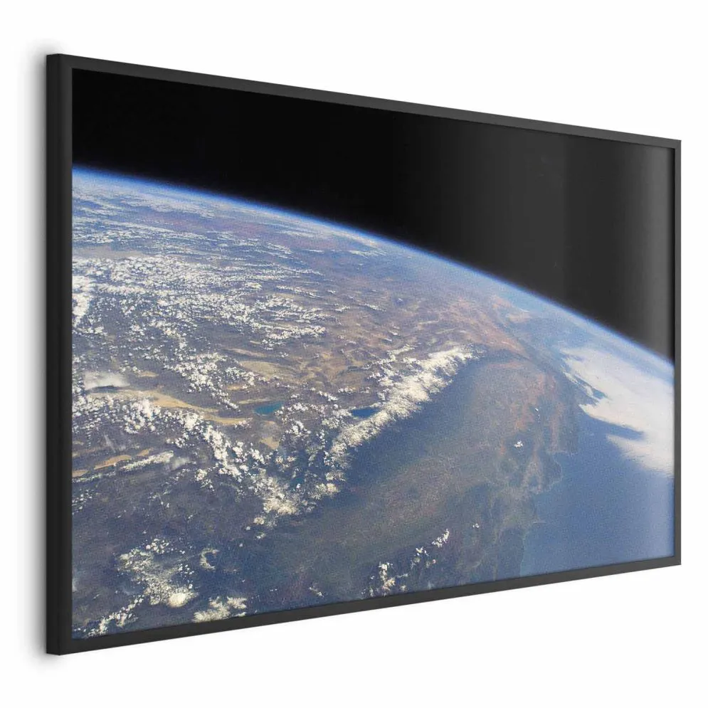 Plakat Potęga ziemi 42x29,7 cm z ramą czarną bez marginesu | MIRAT.