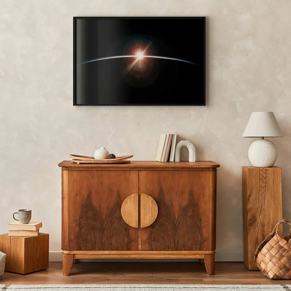 Plakat Horyzont 90x60 cm z ramą czarną bez marginesu | MIRAT.
