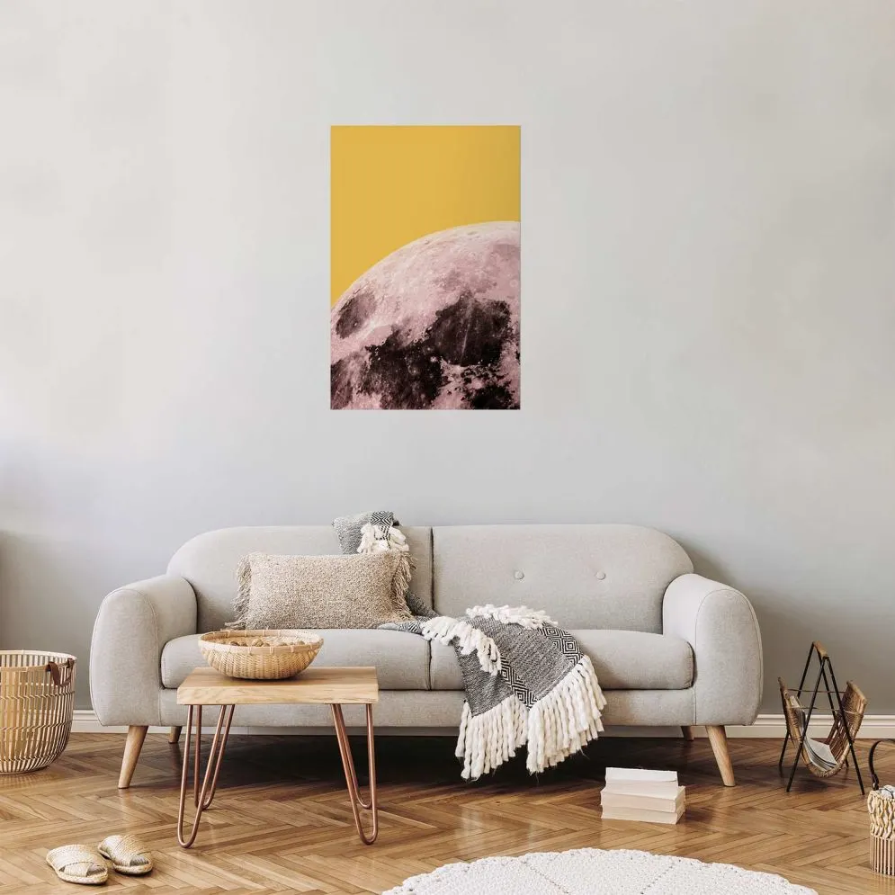 Plakat Słoneczny księżyc 60x90 cm bez ramy bez marginesu | MIRAT.