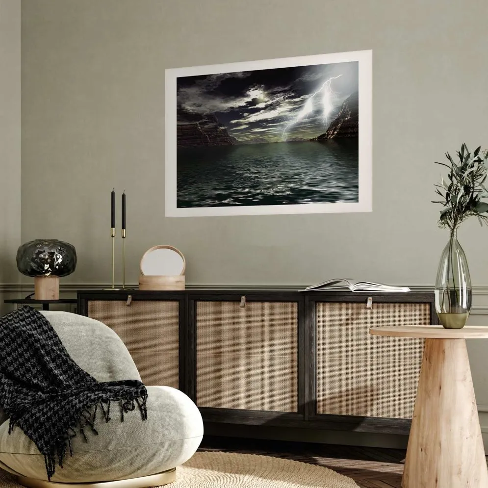 Plakat Burza 42x29,7 cm bez ramy z marginesem | MIRAT.