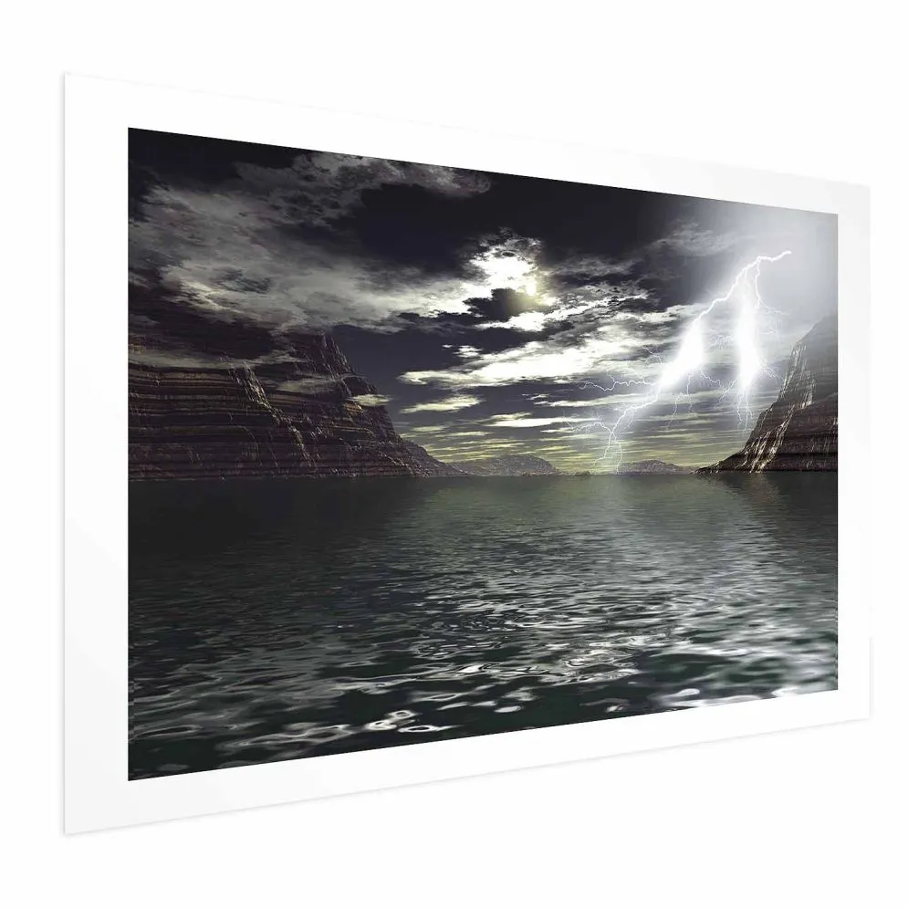 Plakat Burza 42x29,7 cm bez ramy z marginesem | MIRAT.