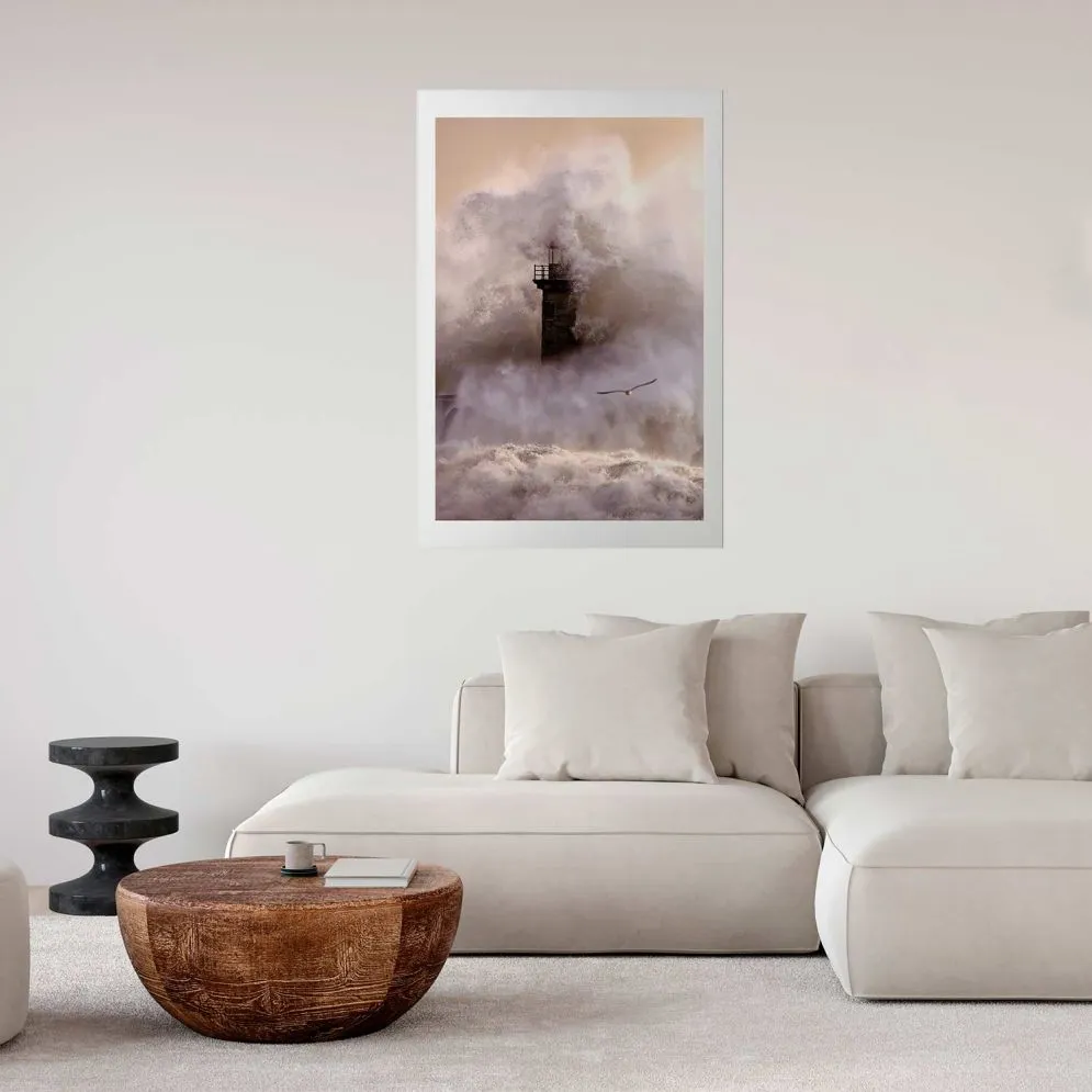 Plakat Sztorm 21x30 cm bez ramy z marginesem | MIRAT.