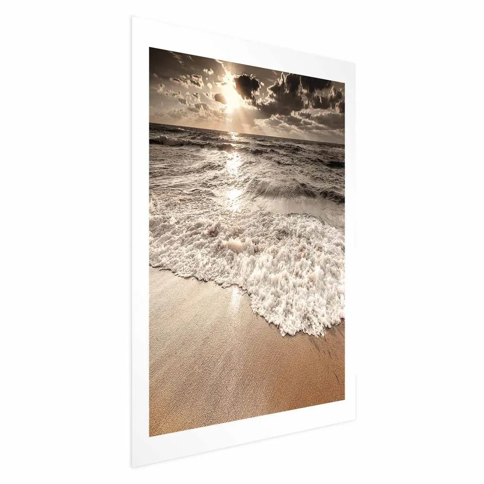 Plakat Przestrzeń fal 21x30 cm bez ramy z marginesem | MIRAT.