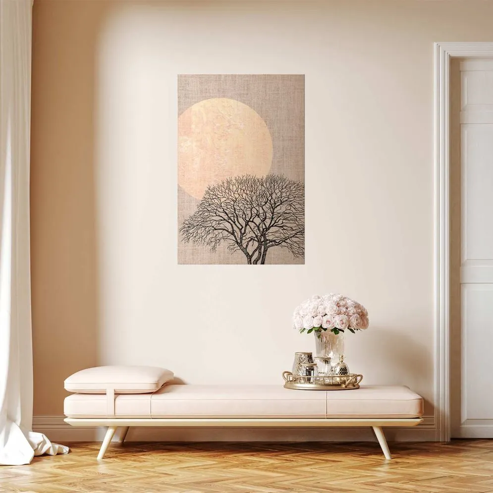 Plakat Poranna pełnia księżyca 21x30 cm bez ramy bez marginesu | MIRAT.