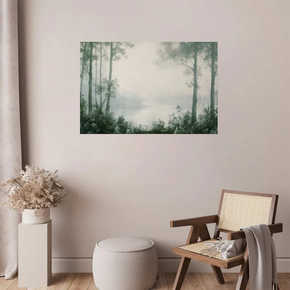 Plakat Lasek i staw 60x40 cm bez ramy bez marginesu | MIRAT.