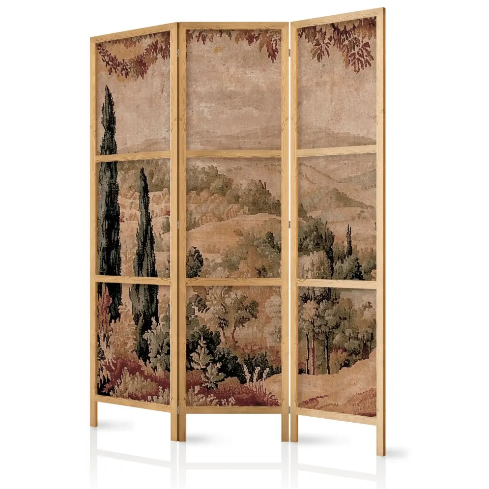 Parawan japoński Abstrakcje 135x172 cm 3-częściowy czarny | MIRAT.