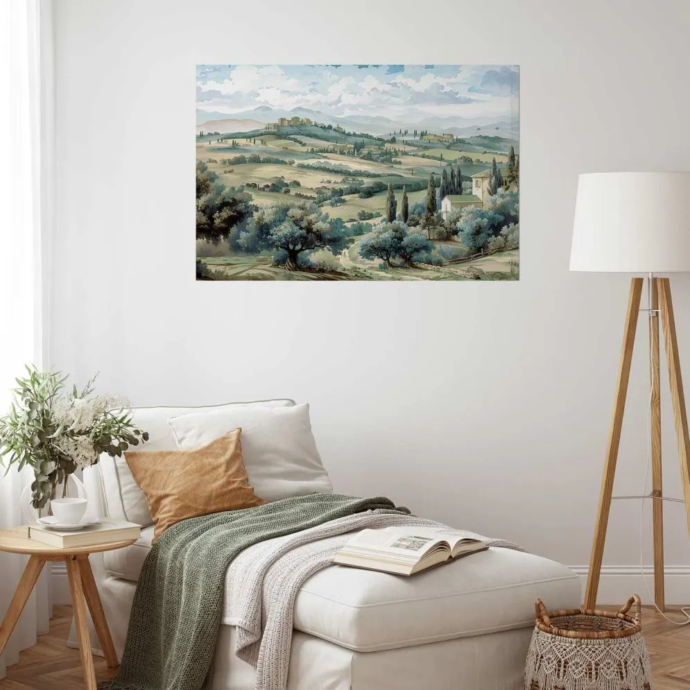 Plakat Pejzaż z polami 60x40 cm bez ramy bez marginesu | MIRAT.