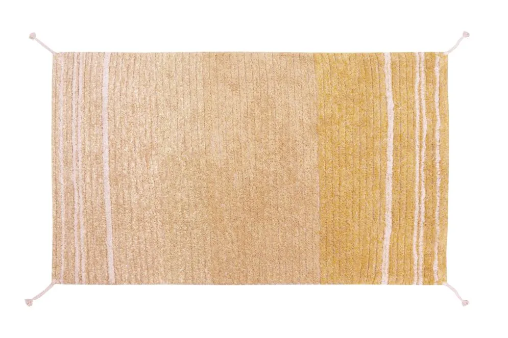 Dywan TWIN AMBER 170x240 żółty/beżowy dwustronny do salonu | MIRAT.