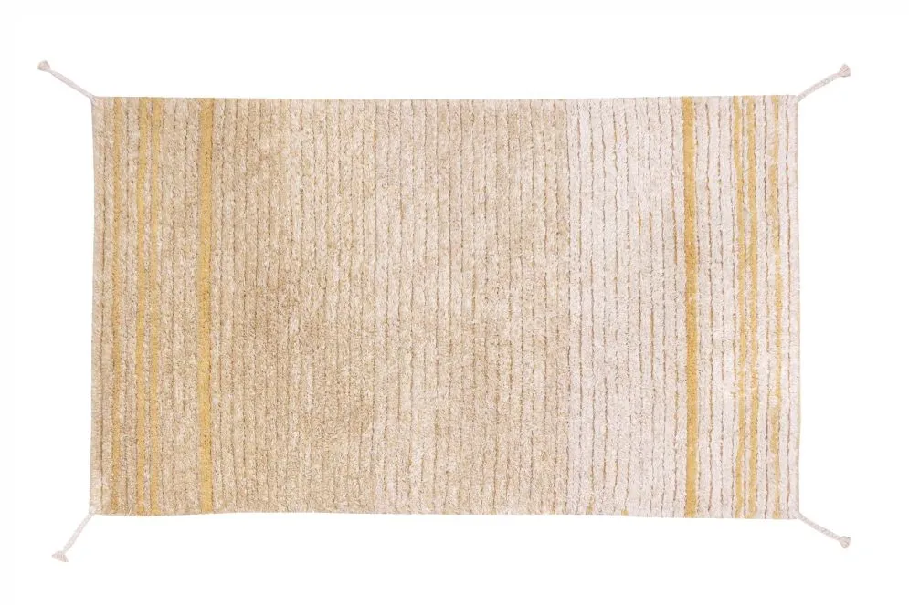 Dywan TWIN AMBER 170x240 żółty/beżowy dwustronny do salonu | MIRAT.