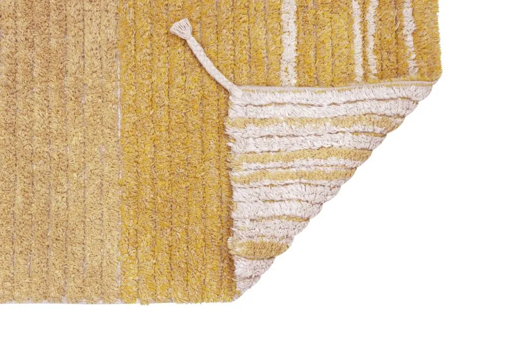 Dywan TWIN AMBER 170x240 żółty/beżowy dwustronny do salonu | MIRAT.